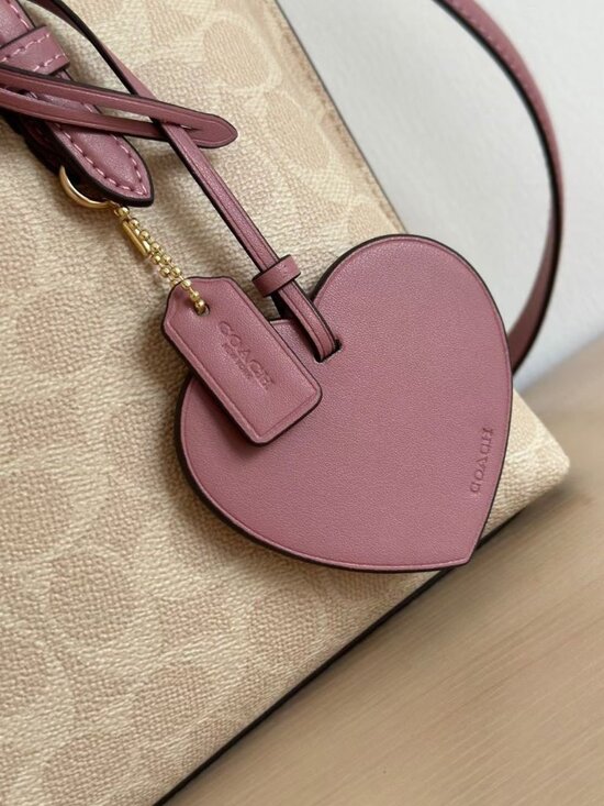 COACH Mollie 25 Heart Pendant - Picture 5 of 9